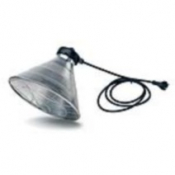 HEAVY DUTY INFRA RED LAMP HOLDER C/W WIDE SHADE