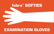 FEBRA™ SOFTIES EXAMINATION GLOVES 100PK