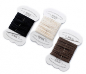 J.WENZEL 15M WHITE PLAITING THREAD (SINGLE CARD + NEEDLE)