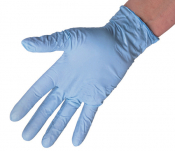 FEBRA™ ORIGINAL NITRILE MILKING GLOVE BLUE LARGE 100PK