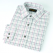 SHIRTMASTER TATTERSHALL SHIRT RED SMALL